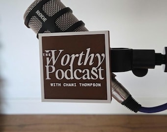 RODE podmic compatible Microphone Cover | Brand logo Mount Streamer Podcast