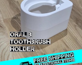 Oral B Electric toothbrush charger socket wall holder | UK bathroom accessories by 3DandFUN