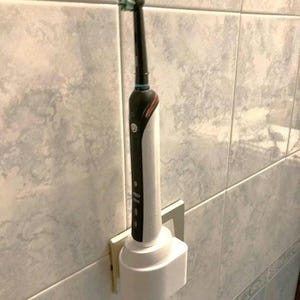 Oral B Electric Brush Charger Holder - 3D Printed PLA Plastic | Toothbrush UK Charger