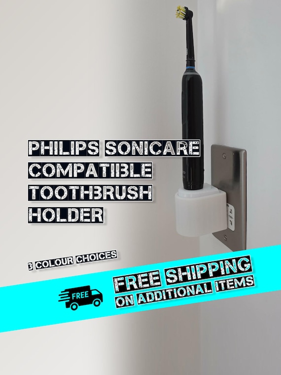 Philips Sonicare Charger Wall Mount | UK Bathroom Organizer Holder by 3DandFUN