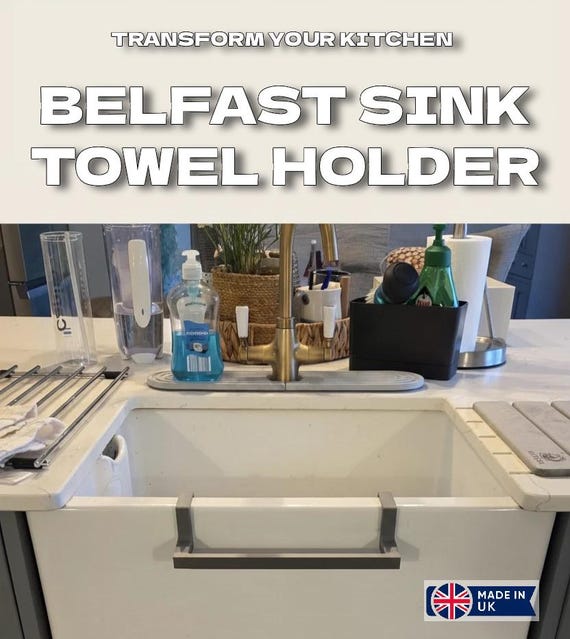 Belfast butler sink hand towel pr tea towel holder by 3DandFUN