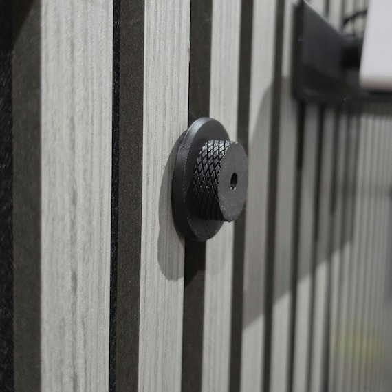 Acoustic wall panel webcam Mount brackets compatible with 1/4" male thread for camera or lights