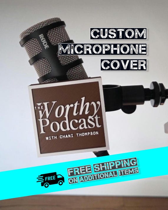 Logitech Shure Yeti BEANC Elgato Fifine Razer compatible Microphone Cover