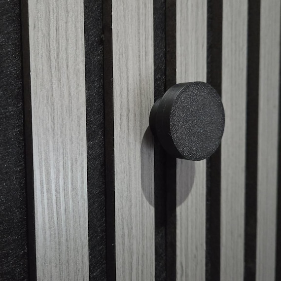 Acoustic wall panel coat hook | twist lock - no drilling by 3DandFUN