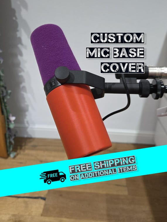 Microphone Body Cover | Custom Colour Mic Sleeve compatible with SM7B