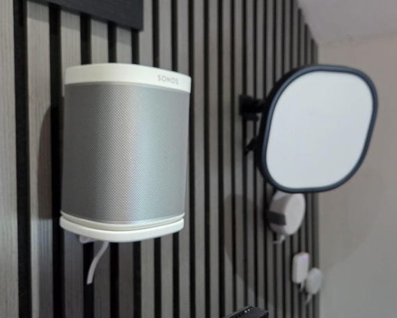 Sonos compatible Acoustic wall panel speaker Mount brackets compatible with Play 1 & One SL