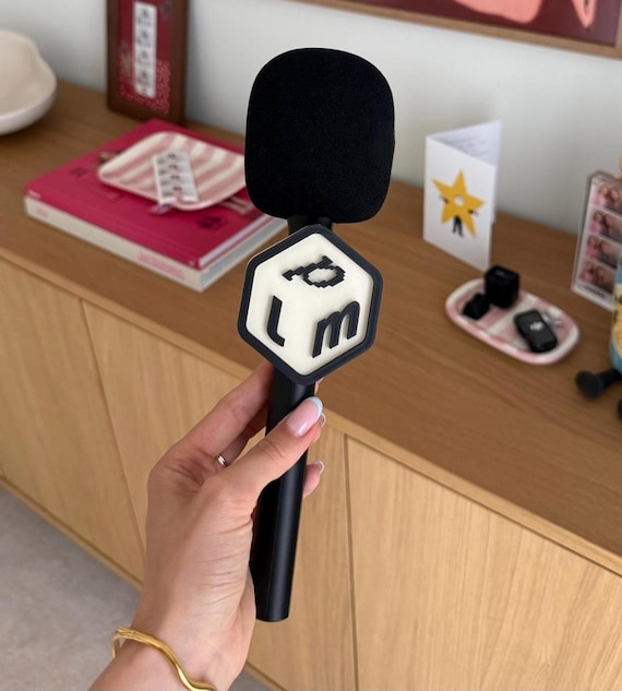 RODE Wireless Interview GO compatible Custom Microphone Cover | Personalized Logo Mount Streamer Podcaster Accessory