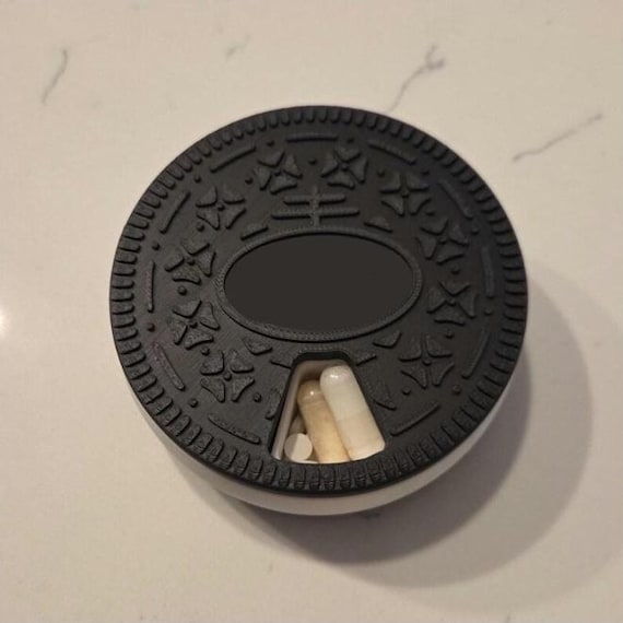 Cookie pill box organiser 7 day reminder by 3DandFUN