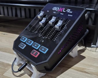 Goxlr and Go XLR Mini Angled Desk Stand: Stream Mixer Holder by