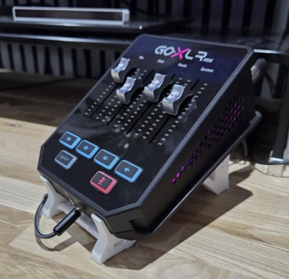 GoXLR and Go XLR Mini Angled Desk Stand: Stream Mixer Holder by 3DandFUN