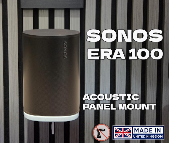 Acoustic wall Panel Speaker mount brackets compatible with Sonos