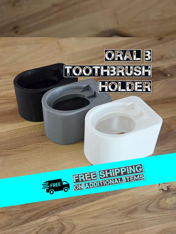 Oral B Electric toothbrush charger socket wall holder | UK bathroom accessories by 3DandFUN
