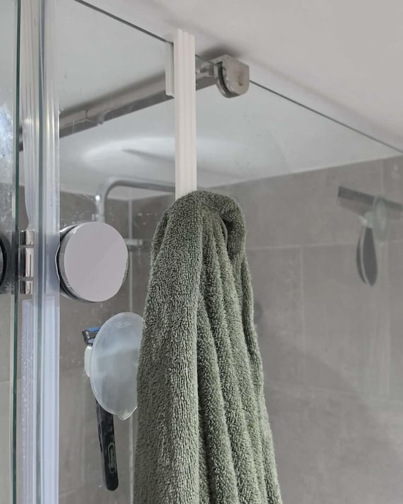 Shower Screen Glass towel Hook - Over door hanger