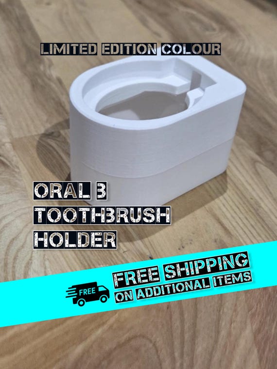Oral B Electric toothbrush charger socket wall holder | UK bathroom accessories by 3DandFUN