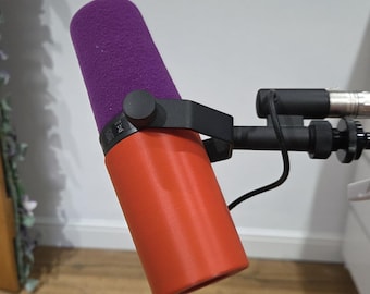 Shure SM7B SM7DB Compatible Microphone Body Cover | Custom Colour Mic Sleeve