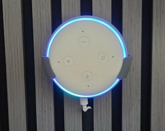Echo dot compatible Acoustic wall Panel screwless mount