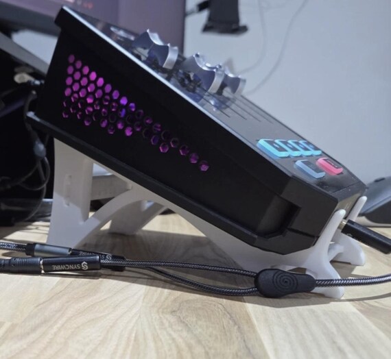 Goxlr and Go XLR Mini Angled Desk Stand: Stream Mixer Holder by