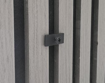 Acoustic wall Panel picture or painting hook | Twist lock with screw