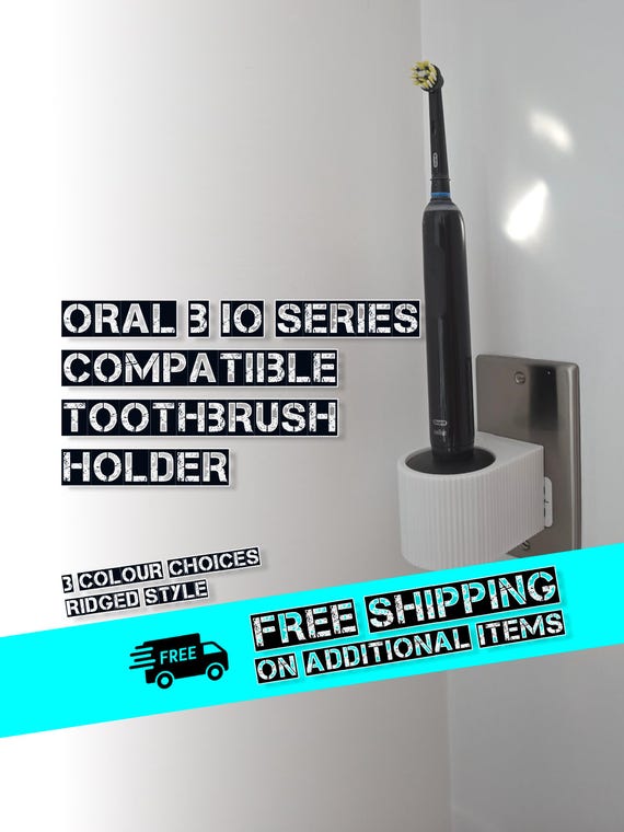 Oral-B iO toothbrush charger Holder | UK Socket Mount bathroom accessory by 3DandFUN