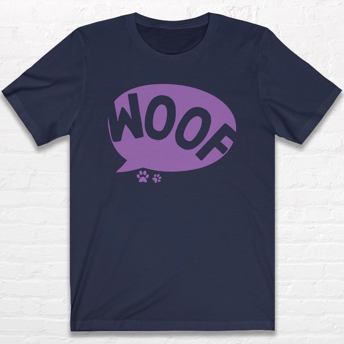 Cute Dog T-shirt, Woof, Dog Lover, Girlfriend Gift, Gift for Her ...