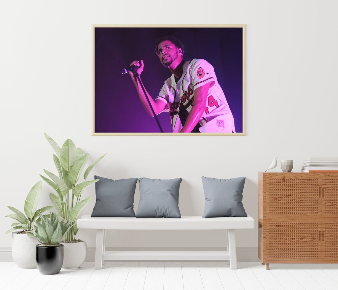 J Cole Poster J Cole Music J Cole Print J Cole Wall Art Etsy