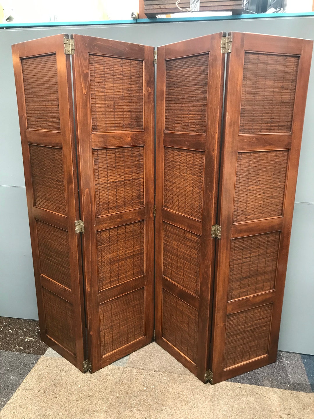 Hardwood Bifold Screen/room Divider. Etsy UK