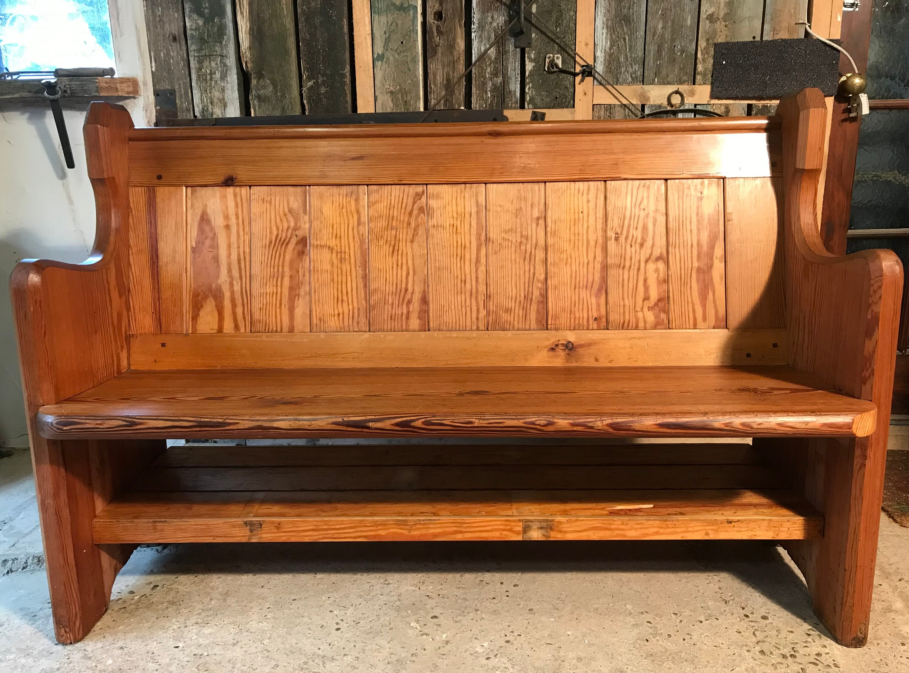 Church Pew / Bench With Optional Storage Extras. Antique. Etsy UK