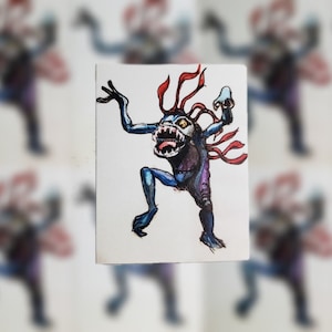 Murloc Aufkleber, World of Warcraft Art, Murloc Fan Art, Videospiel Sticker, Gamer Girl Art, Sci fi art, Fantasy Sticker