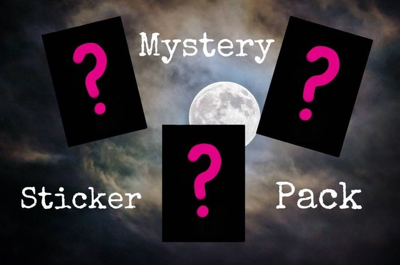 Mystery Sticker Pack, Mystery Art Pack, Surprise Sticker Pack, Gift ...