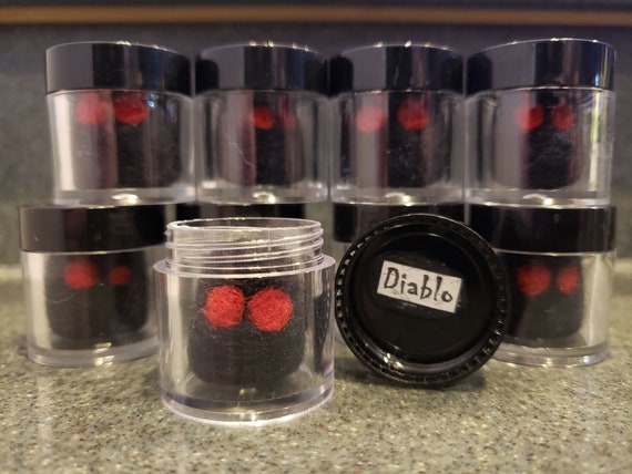 Adopt a Demon, Tiny Demon in a jar, Inner demons, Cute Weird unique gift idea, small Gothic Decor, Halloween Decoration, Spooky Micro Decor