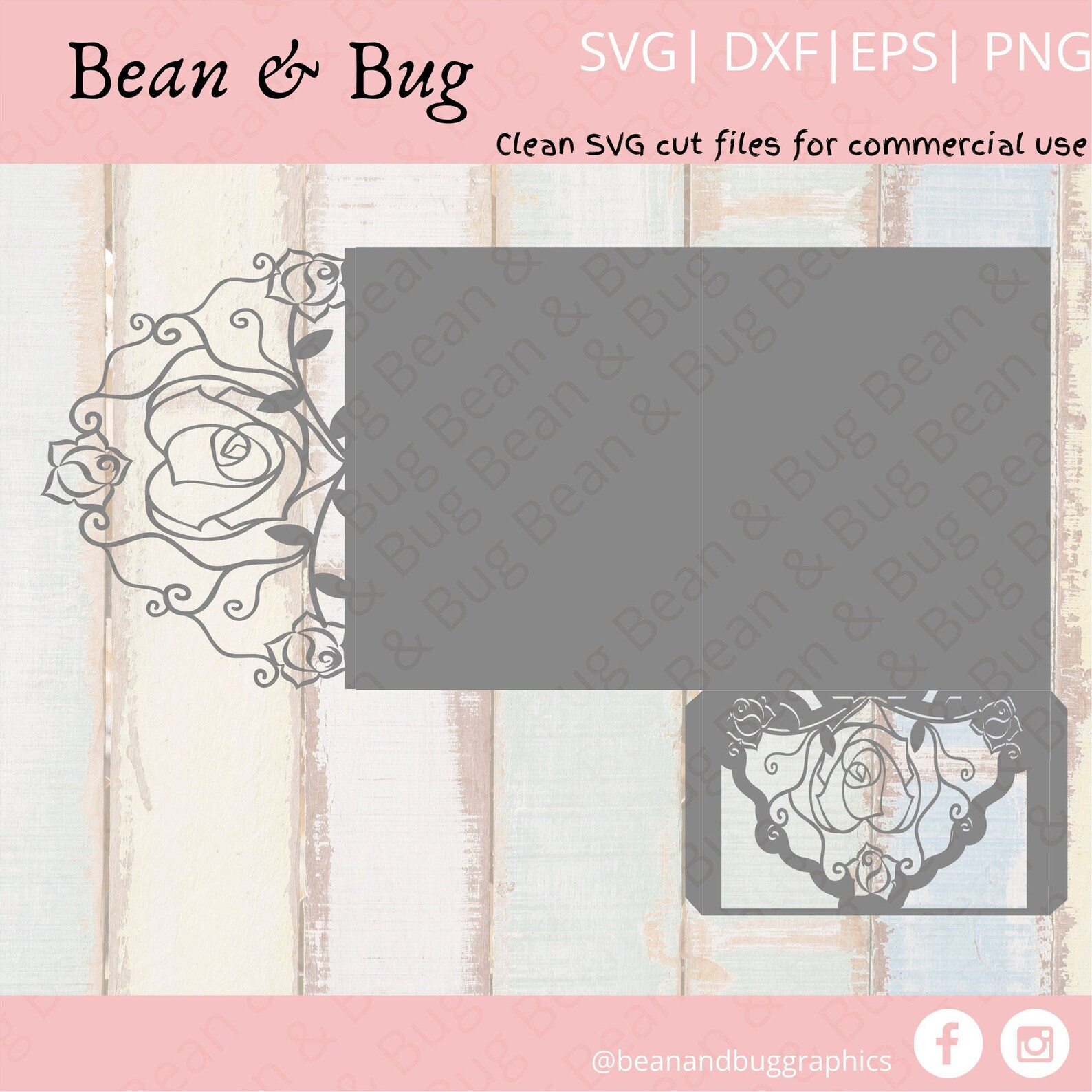 Download Lace invitation template SVG Wedding trifold invitation ...