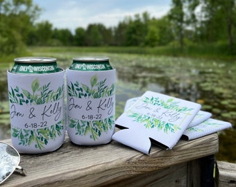 50+ Wedding Can Cooler | Custom Can Cooler | Wedding Favor Can Cooler | Outdoor Wedding Can Cooler | Personalized Wedding Welcome Can Cooler