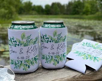 50+ Wedding Can Cooler | Custom Can Cooler | Wedding Favor Can Cooler | Outdoor Wedding Can Cooler | Personalized Wedding Welcome Can Cooler