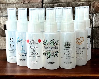 50+ Bulk Mosquito and No See Um Bug Spray Bottles | Bottles Come Filled with All Natural Bug Spray | Personalize Your Label | Wedding Favors