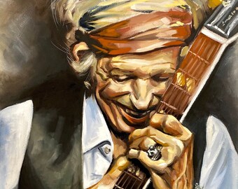 Keith Richards Limited Edition Print | Giclée Print | Musical