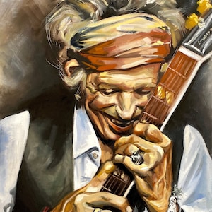 Keith Richards Limited Edition Print | Giclée Print | Musical Legend | The Rolling Stones | Wall Art | Fine Art | Limited Edition | Gift