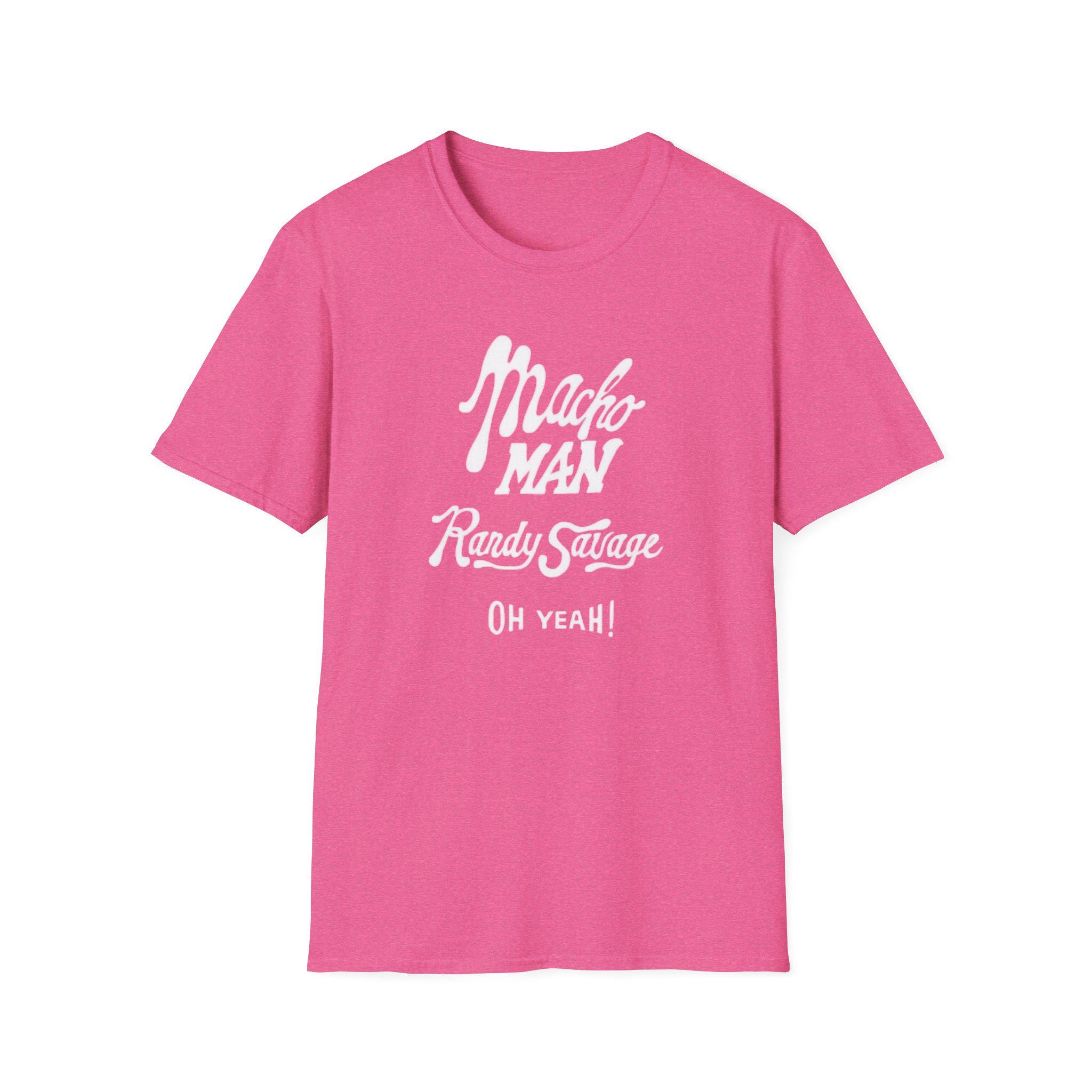 Macho Man White Pink - Etsy