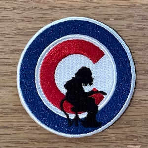 Widespread Panic Patch - Chicago Cubs Mikey - 100% Embroidered with Iron-on backing - 2.25&quot;