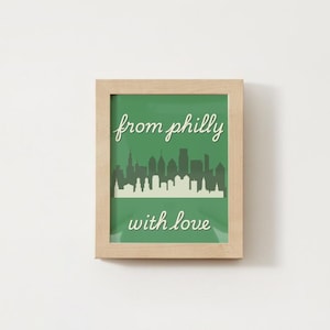 Philadelphia mit Liebesplakat