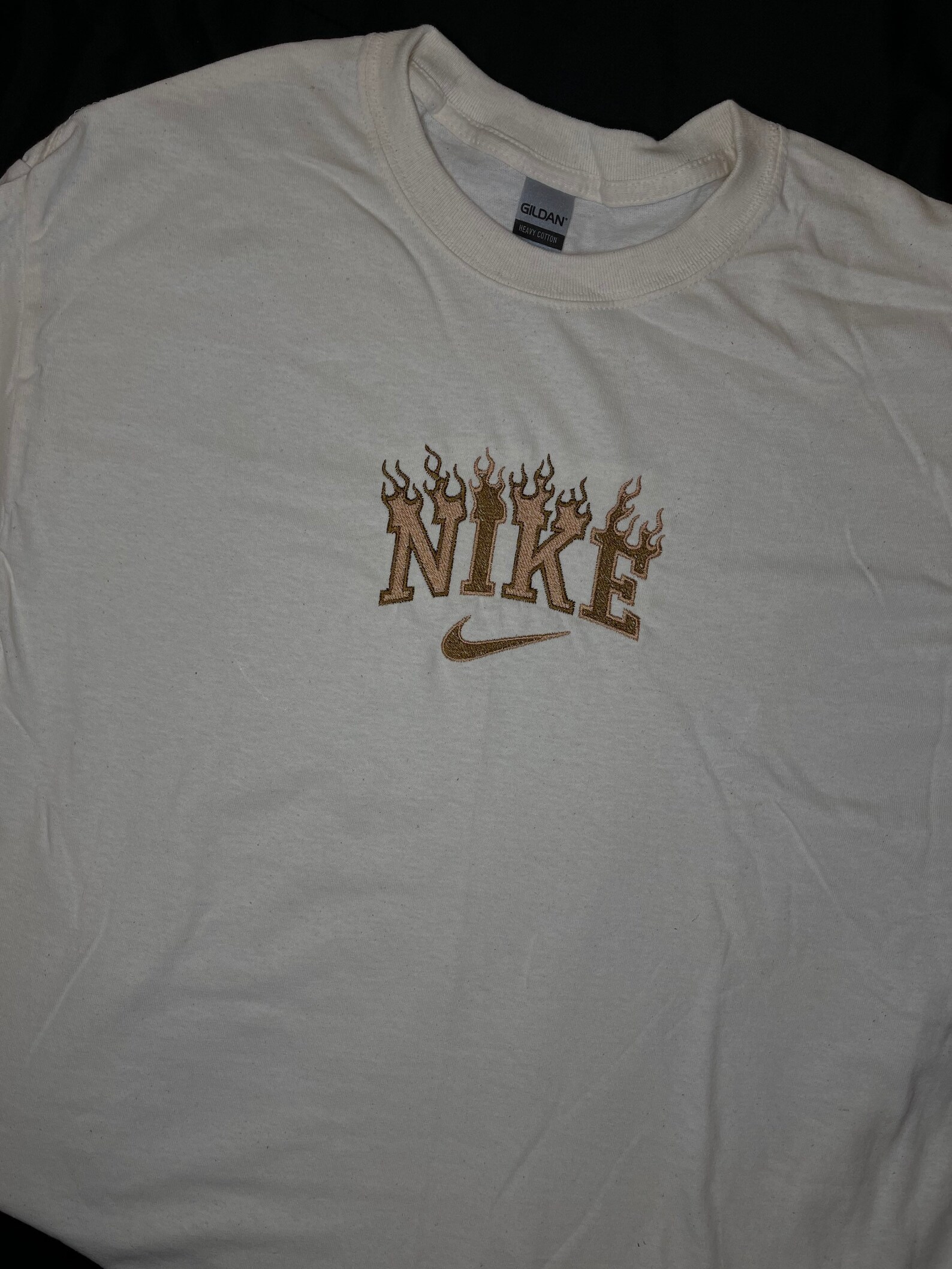 Nike nude embroidered | Etsy