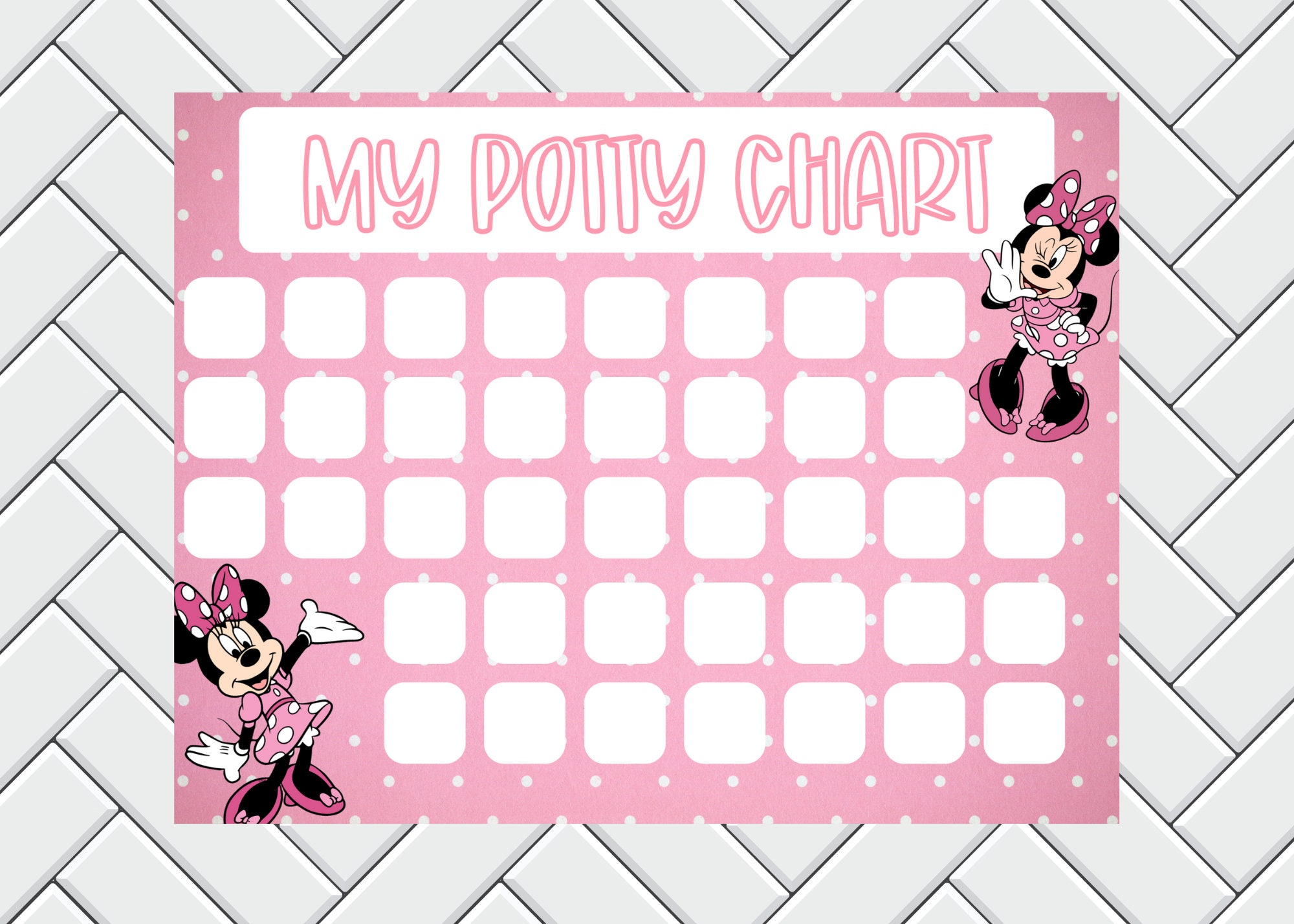 Minnie Mouse Potty Chart ubicaciondepersonas.cdmx.gob.mx