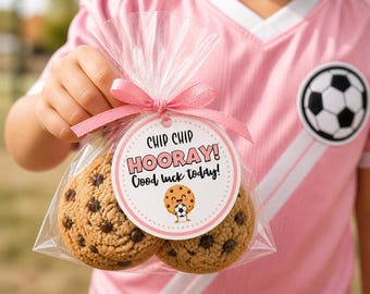 Soccer Gift Tag | Chip Chip Hooray Cookie Favor (Digital Download)