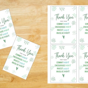 Printable Thank You Tags, Volunteer Mint Labels, Printabl gift, Thank You Gift, PTA Staff Gift Appreciation, teacher appreciation