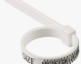 Plastic Ring Sizer: Finger Measurement Tool
