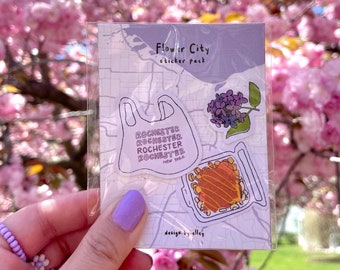 Flower City (Rochester) Sticker Pack | Waterproof Stickers