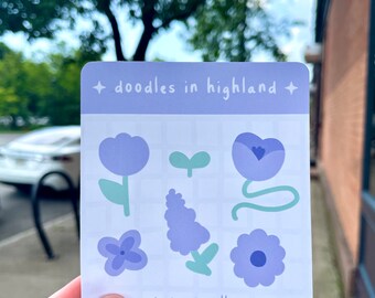 Highland Park Doodles Sticker Sheet | Journaling | Rochester