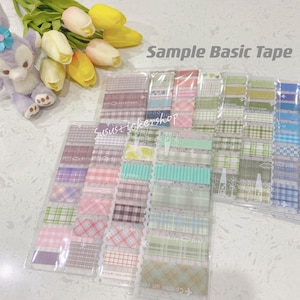 Random Washi Tape Samples | Variety Japanese Sets Grab bag Characters Basic Board Cute