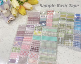 Washi Tape Samples: Japanese Variety Set - Basic & Character Designs