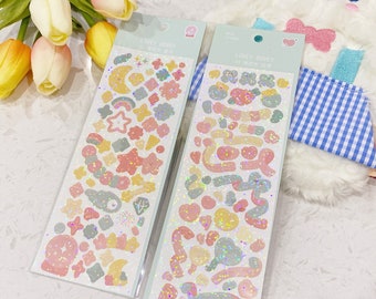 Holographic pastel polco stickers decoration decorating
