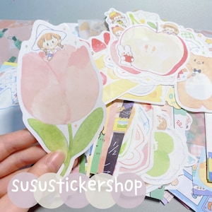 Bolsa sorpresa de hojas de notas misteriosas: 15 hojas de notas de oso kawaii